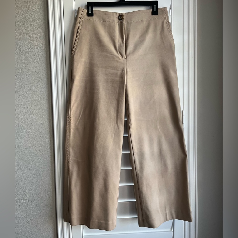 Ann Taylor wide leg lined high waist. Size 6